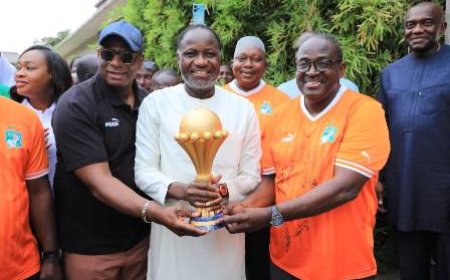 Korhogo / Après la CAN : Le trophée présenté aux populations
