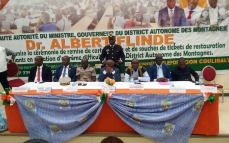 Korhogo : Le ministre Albert Flindé, parrain : « La première étape vers l’emploi, c’est d’avoir son diplôme »