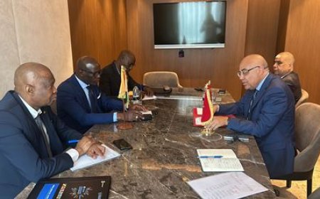 41ème session ordinaire du Conseil des ministres du CAMES au Congo: le Ministre Adama Diawara a échangé avec ses homologues du Maroc et du Congo