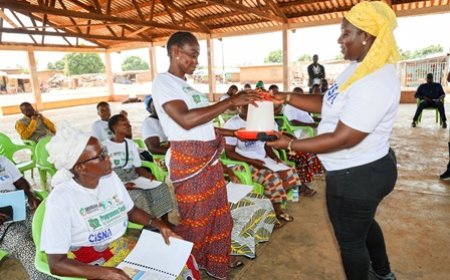 PA-Psgouv : 09 femmes de Pakouabo (Bouaflé) bénéficiaires d’une formation en aviculture villageoise visitées