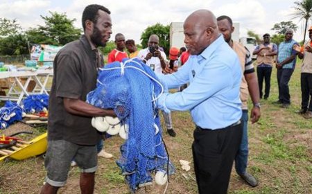 Développement de l’aquaculture : le PA-Psgouv dote 11 jeunes pisciculteurs de Blanfla (Bouaflé) de matériels d’exploitation piscicole