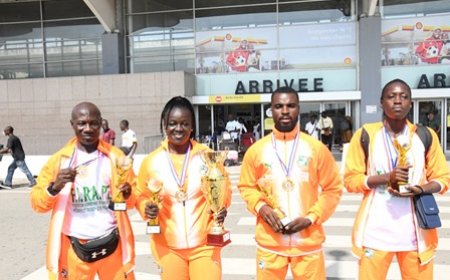 COMPÉTITION INTERNATIONALE DE RANDONNEE D’ENDURANCE RWANDA 2024 : LES ÉLÉPHANTS RANDONNEURS CHAMPIONS D’AFRIQUE SONT RENTRÉS À ABIDJAN