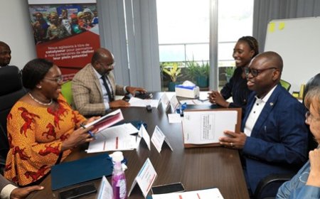 Coopération  Signature de convention Calite + et UJLOG : CATALYSTE+, UN CATALYSEUR CANADIEN POUR L’UNIVERSITE JEAN L. GUEDE DE DALOA