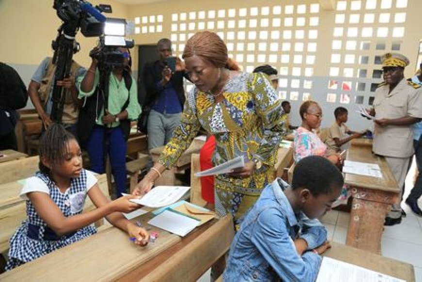 CEPE session 2024: la ministre Mariatou Koné lance les épreuves écrites auxquelles participent 627 908 candidats