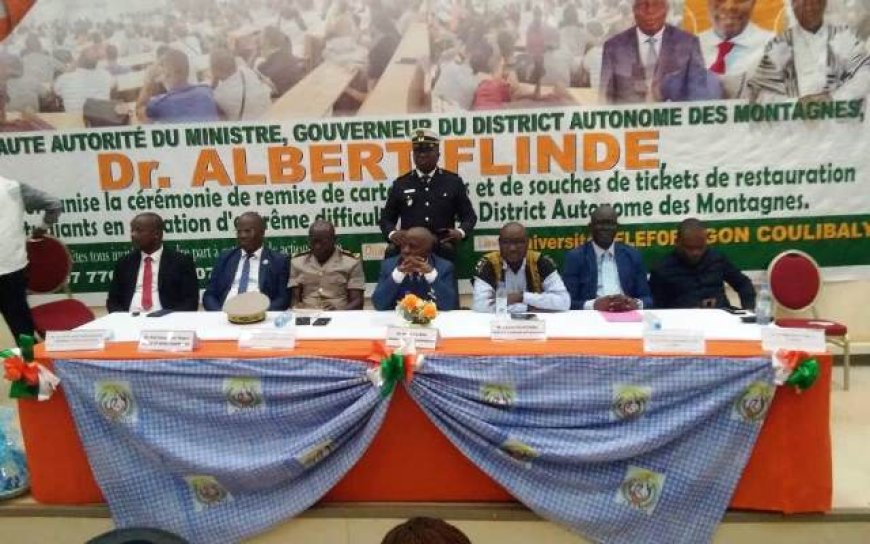 Korhogo : Le ministre Albert Flindé, parrain : « La première étape vers l’emploi, c’est d’avoir son diplôme »