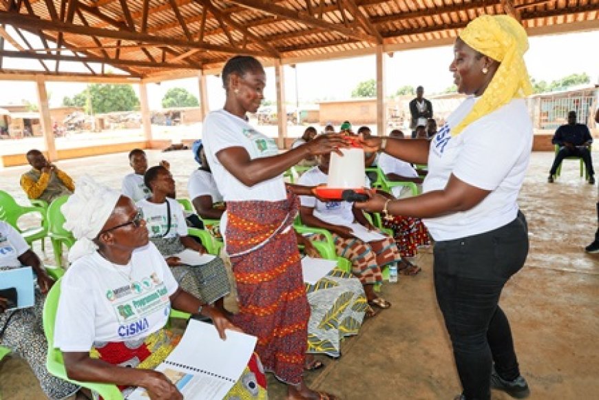PA-Psgouv : 09 femmes de Pakouabo (Bouaflé) bénéficiaires d’une formation en aviculture villageoise visitées