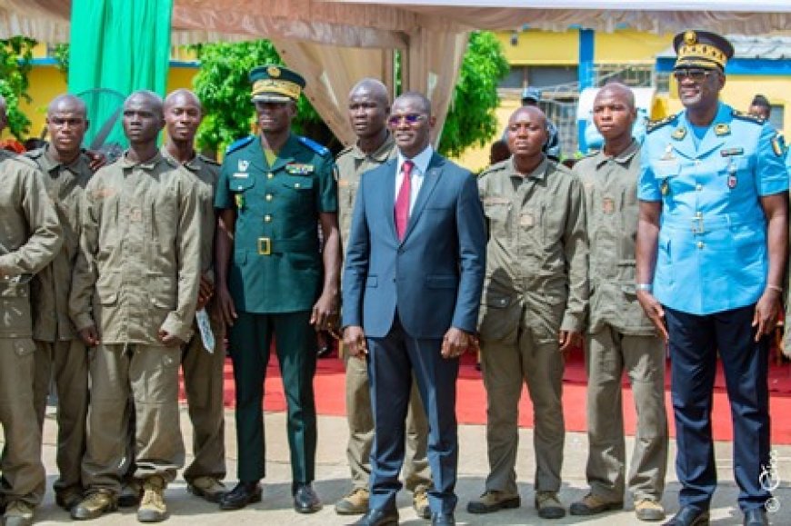 Police nationale : 4 196 recrues dont 19 congolais, présentées au drapeau