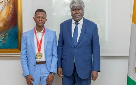 Promotion de l’excellence : le Premier Ministre apporte son soutien au lauréat ivoirien de la compétition mondiale de Huawei ICT