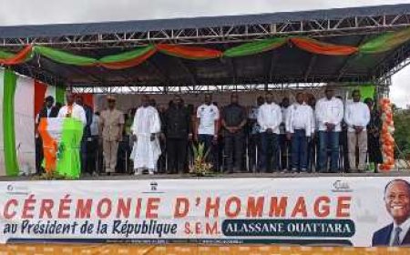 Bouaké : La communauté universitaire reconnaissante au président Alassane Ouattara