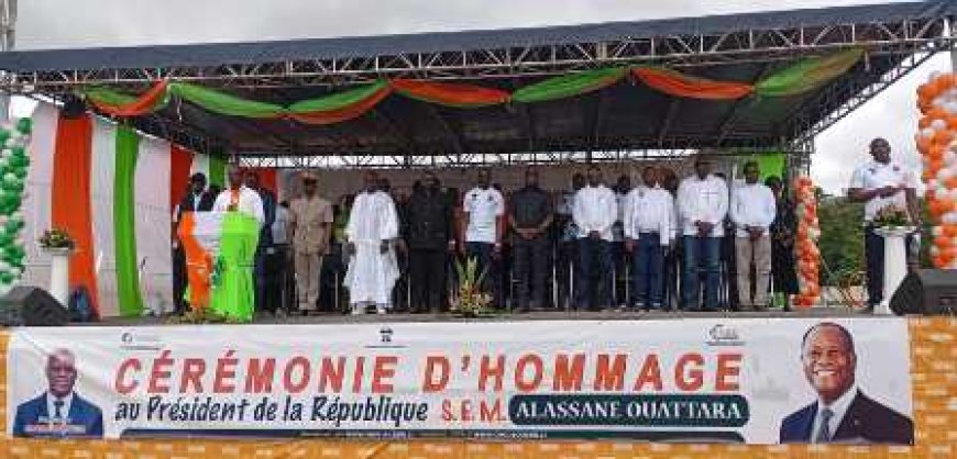 Bouaké : La communauté universitaire reconnaissante au président Alassane Ouattara