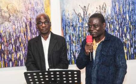 Vernissage : Rotonde des arts: 32 toiles de N’guessan Essoh sur cimaises