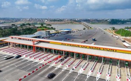 Infrastructure routière : ouverture et mise en service officielle du poste à péage du 4e pont d'Abidjan