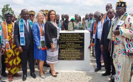 Valorisation et préservation du patrimoine archéologique : la ministre Françoise Remarck lance les travaux du musée de Singrobo-Ahouaty