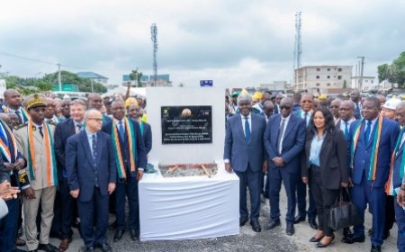 Transport urbain : les travaux de construction de la ligne de Bus Rapid Transit Yopougon-Bingerville, longue de 20 km lancés