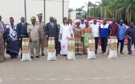 SINEMATIALI : Victimes des intempéries, les populations du Poro reçoivent plusieurs dons du gouvernement