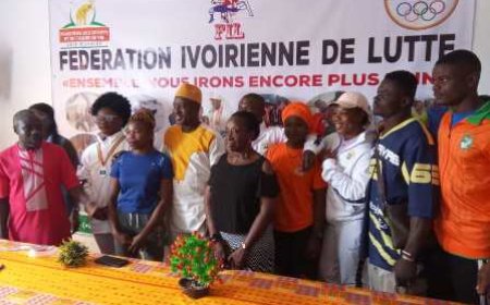 INFRASTRUCTURES : LA FÉDÉRATION IVOIRIENNE DE LUTTE PRÉSENTE SON NOUVEAU SIÈGE.