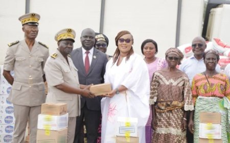 Pluies diluviennes dans la région du Poro : la ministre Belmonde Dogo salue le courage et la résilience des familles sinistrées