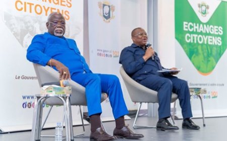 Échanges Citoyens/ Acte 3 : Le Gouvernement présente les acquis au plan social et infrastructurel dans le district du Bas Sassandra aux populations