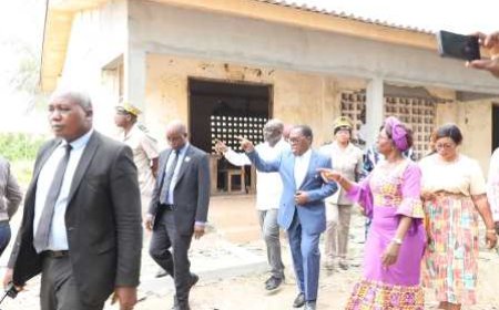Développement local: Dr Aka Aouélé visite des chantiers de Bonoua et Grand-Bassam
