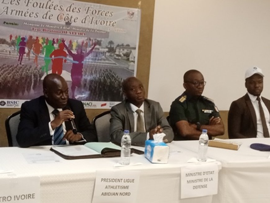 3e édition Foulées des Forces Armées de Côte-d'Ivoire : Les forces Armées et la population civile ensemble pour les foulées