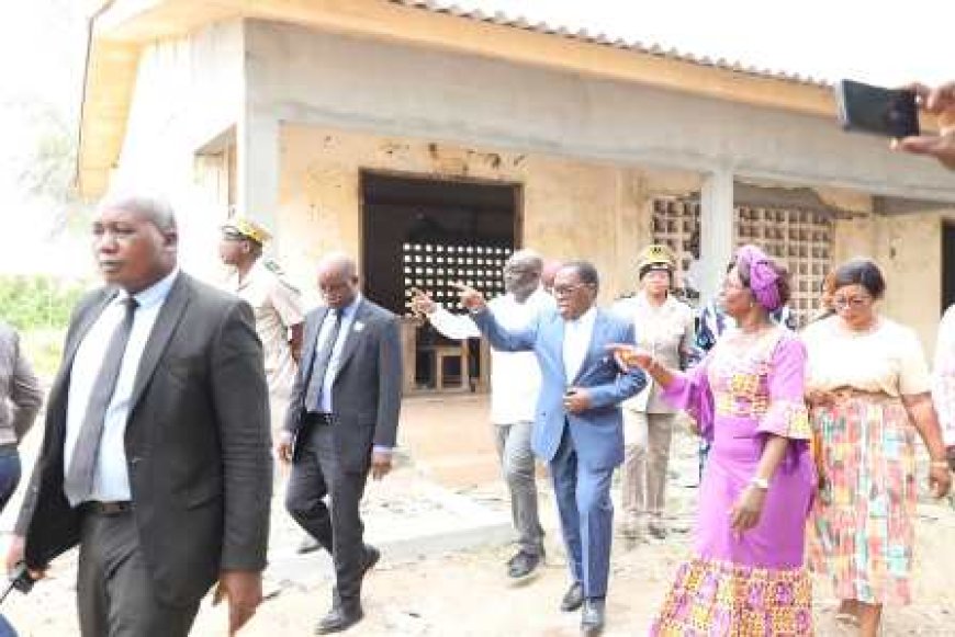 Développement local: Dr Aka Aouélé visite des chantiers de Bonoua et Grand-Bassam