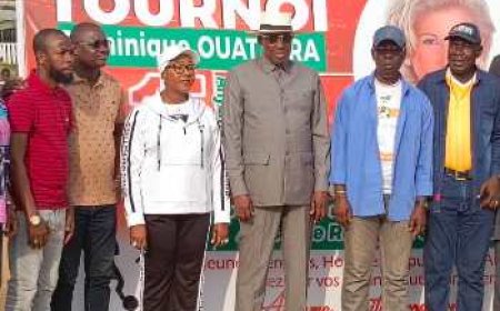 ANYAMA : Mme le Maire FATIM BAMBA lance le Tournoi Dominique Ouattara