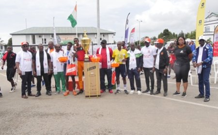 3ème édition des ‘’ Foulées des Forces Armées’’ : Traoré Soumaila s’adjuge le trophée Tené Brahima Ouattara