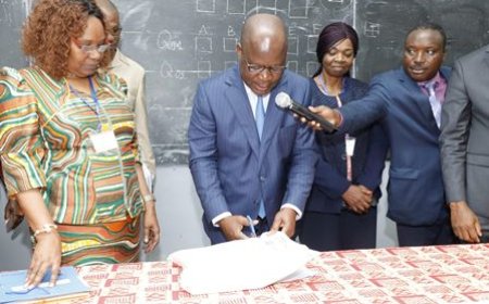 Concours INFAS 2024 : le ministre Pierre Dimba donne le coup d'envoi des épreuves écrites pour plus de 130 000 candidats