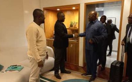 JEUX PARALYMPIQUES PARIS 2024 : ARRIVÉE DU MINISTRE ADJÉ SILAS METCH A PARIS EN FRANCE