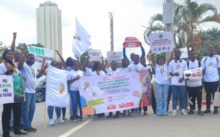 Marche pour le climat à Abidjan : 5 trillions de dollars réclamés pour sauver l’Afrique