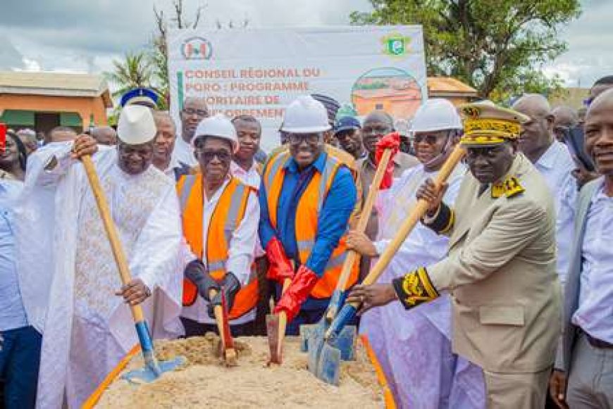 Les grands chantiers de Fidèle Sarassoro dévoilés à Korhogo