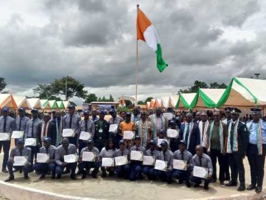 Bouaké / Fin de formation de la 2e cohorte de stagiaires volontaires des Centres de service civique