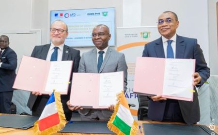 Coopération Côte d’Ivoire-AFD : deux conventions pour l’appui à l’entrepreneuriat et pour la construction de marchés signées