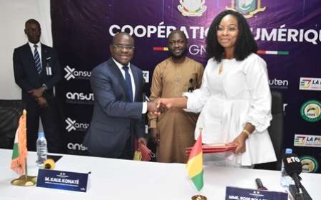 Coopération : deux importants protocoles d’accord signés entre les gouvernements ivoirien et guinéen dans le secteur numérique