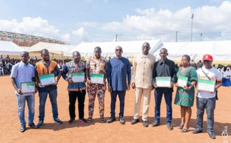 Région du Gbêkê / Programme Jeunesse du gouvernement (PJ-GOUV) : 23 343 bénéficiaires dont 54% de femmes pour un montant de 2,183 milliards de FCFA