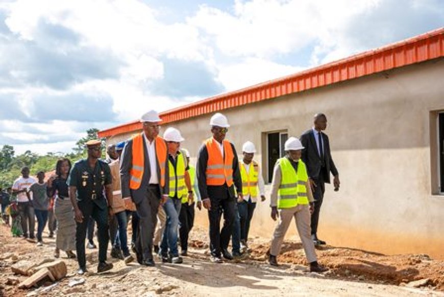 Construction du centre de service civique d’Adzopé : les travaux achevés à 50%