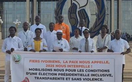 Présidentielle apaisée en 2025 : Des acteurs de la société civile lance un appel à paix