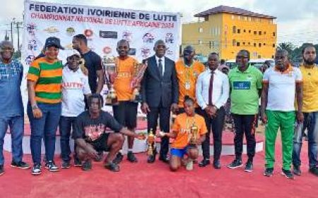 CHAMPIONNAT NATIONAL DE LUTTE AFRICAINE: LA FÉDÉRATION IVOIRIENNE DE LUTTE RÉUSSI SON PARI