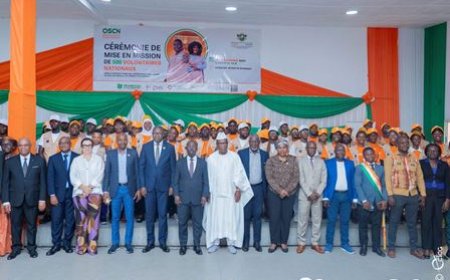 Service civique : Le ministère en charge de la Jeunesse met en mission 500 volontaires nationaux dans 30 mairies à travers le pays