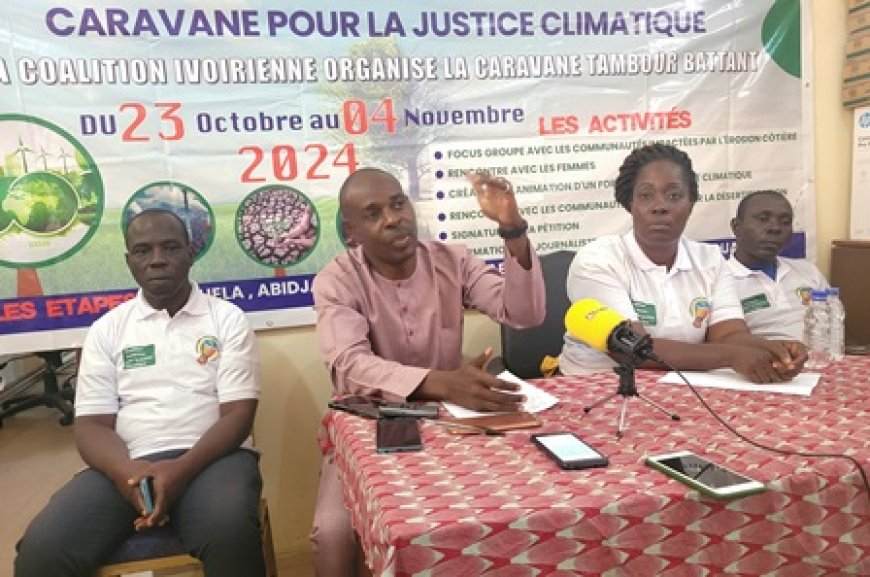 La caravane tambour battante sensibilise les médias à Adjamé