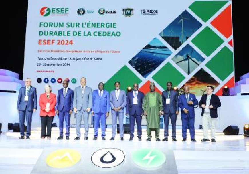 9ème Forum sur l'Énergie Durable de la CEDEAO (ESEF 2024) : La Côte d'Ivoire appelle à accélérer le développement des énergies renouvelables et à améliorer l'efficacité énergétique