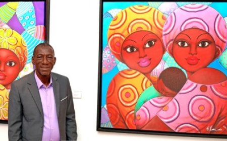 BINA 2024/8e édition Augustin Kassi expose son reniement du "Naïf" à La Rotonde des Arts