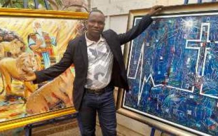 Le peintre K. Soro exposé le " Sauveur du monde "