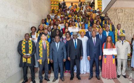 Prix Alassane Ouattara du Jeune Entrepreneur Émergent édition 2024 : des chèques d'un montant total de 200 millions FCFA remis à 40 porteurs de projets