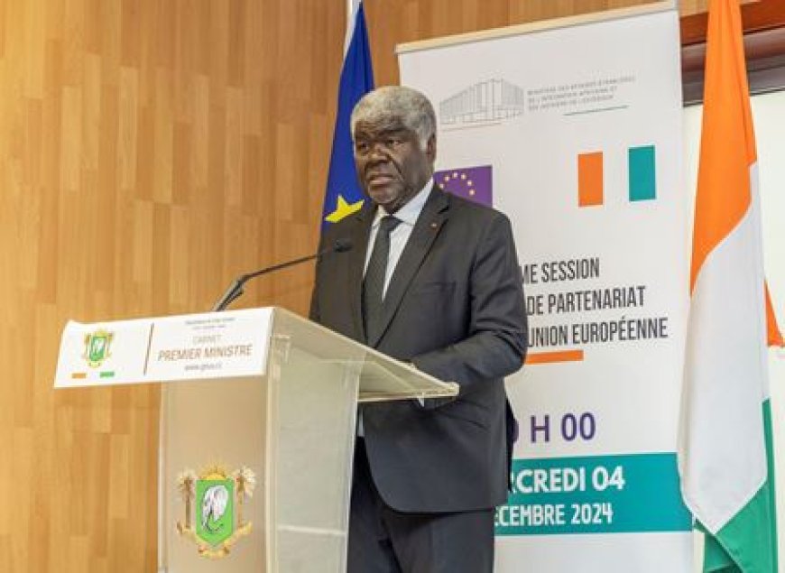 La 8ème session du Dialogue de partenariat entre la Côte d'Ivoire et l'Union européenne s'ouvre à Abidjan, en présence du Premier ministre Robert Beugré Mambé