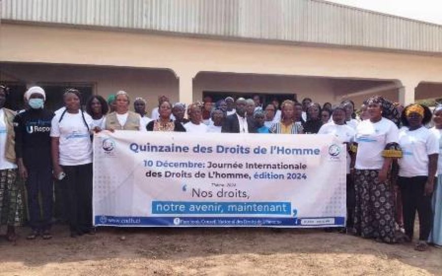 Korhogo célèbre la Journée Internationale des Droits de l’Homme : Une mobilisation exemplaire