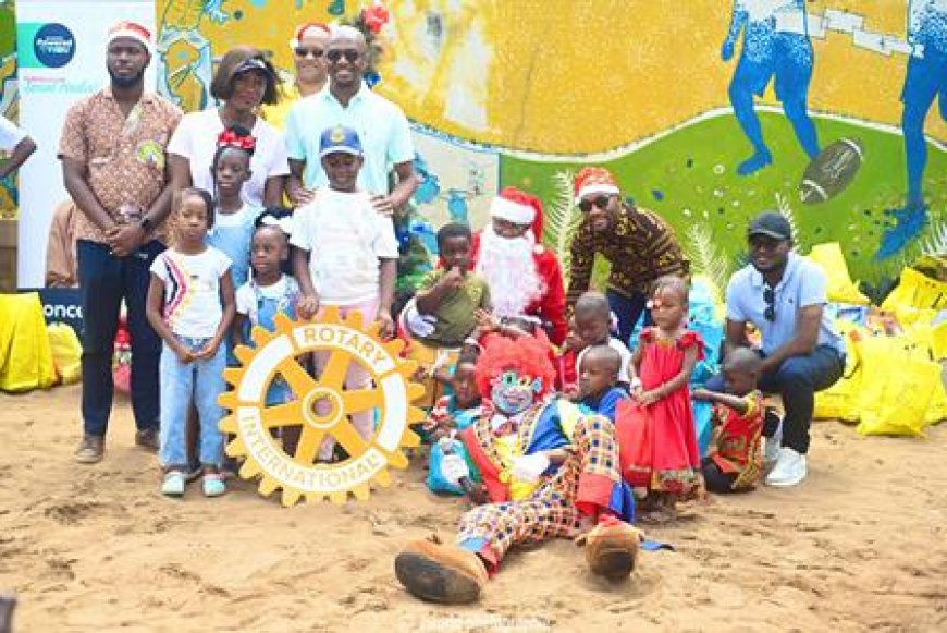 Le Rotary Club Cocody : Illumine  le visage de plus de 200 mômes