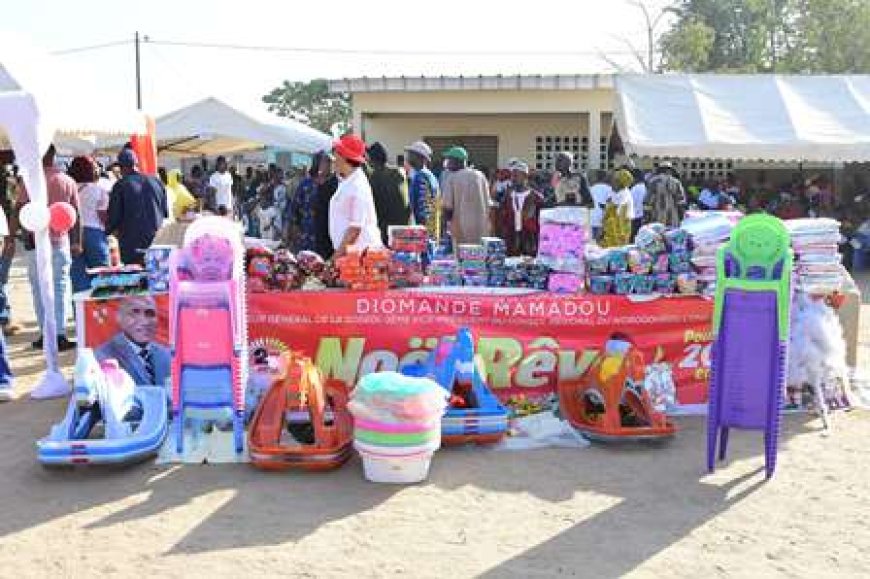 Séguéla : 2000 cadeaux de Noël du Député Mamadou Diomandé aux enfants de trois sous-préfectures du Worodougou