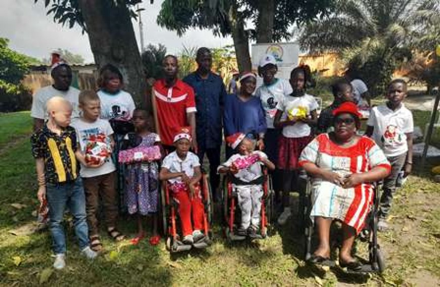 La Caph-ci et la Fondation Arch of Love offrent un noël magique aux enfants handicapés à Abobo