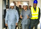 Le Vice-Président Tiémoko Meyliet Koné visite le chantier du futur CHR de Katiola